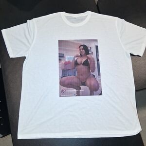 White Graphic Tee